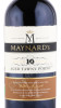 этикетка портвейн maynards tawny porto 10 years 0.75л