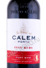 этикетка портвейн calem fine ruby 0.75л