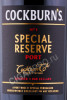 этикетка портвейн cockburns special reserve 0.75л
