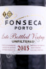 этикетка портвейн fonseca late bottled vintage port 0.75л