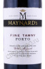 этикетка портвейн maynards fine tawny porto 0.75л