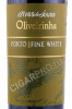 этикетка портвейн oliveirinha fine white porto 0.75л