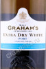 этикетка портвейн porto grahams extra dry white 0.75л