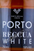 этикетка портвейн porto reccua white 0.75л