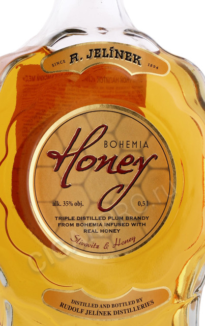 этикетка ракия r jelinek honey bohemia 0.5л