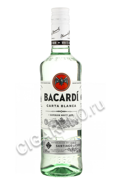 rum bacardi carta blanca superior купить ром бакарди карта бланка супериор цена