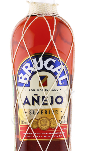 этикетка ром brugal anejo reserva 0.7л