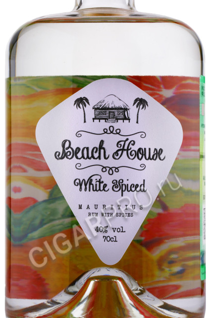 этикетка ром beach house white spice 0.7л
