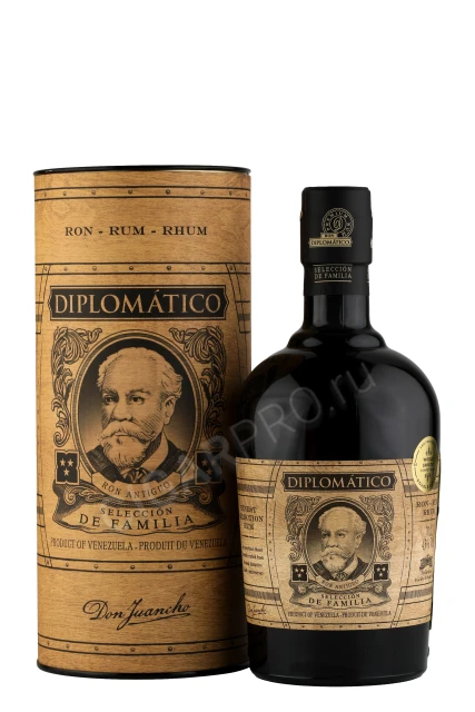 Diplomatico Seleccion De Familia Ром Дипломатико Селекшн Де Фамилия 0.7л в подарочной тубе