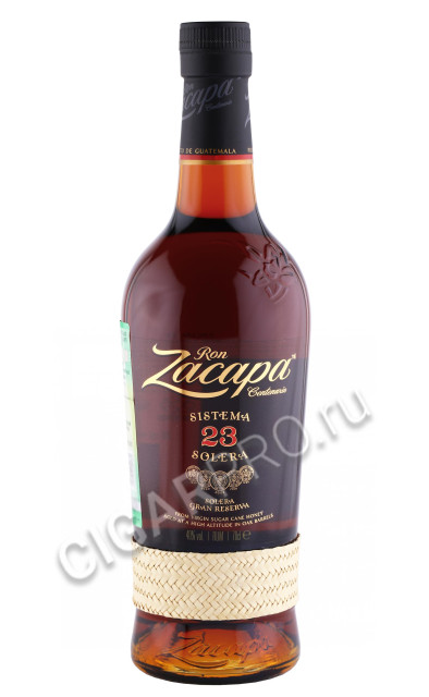 ром zacapa solera gran reserva 23 years 0.7л