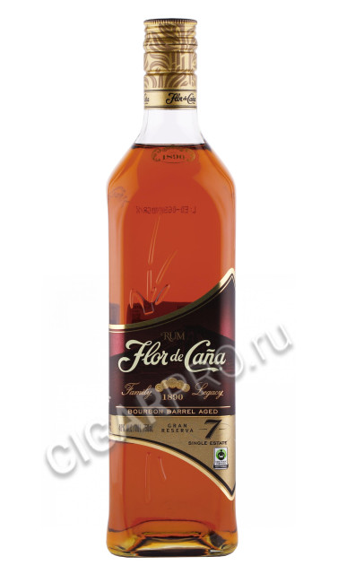 ром flor de cana 7 aged 0.75л