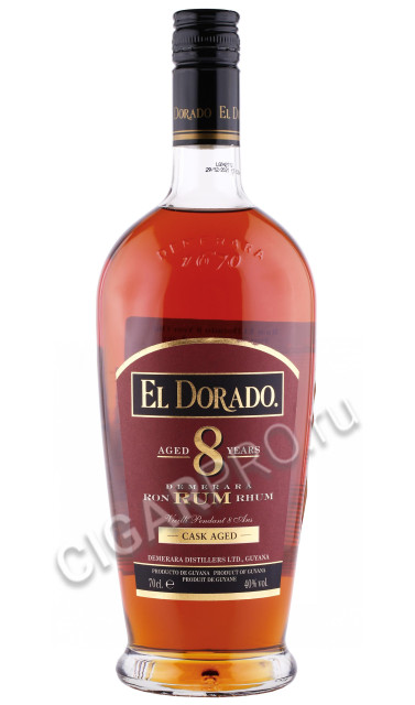 ром el dorado 8 year old 0.7л