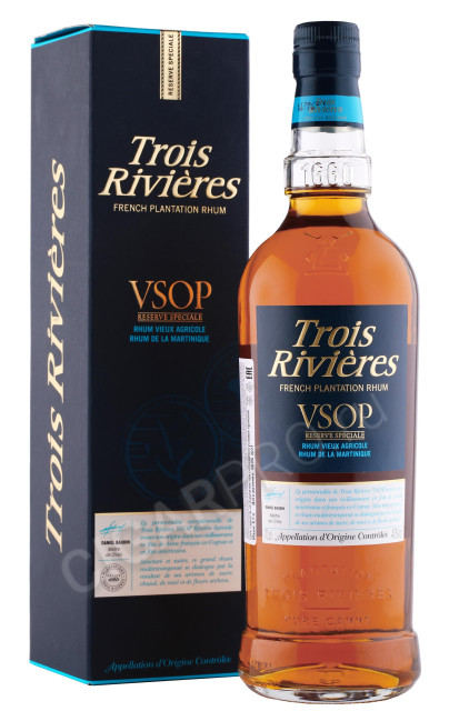 ром trois rivieres vsop reserve speciale 0.7л в подарочной упаковке