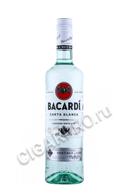 ром rum bacardi carta blanca superior white 0.7л