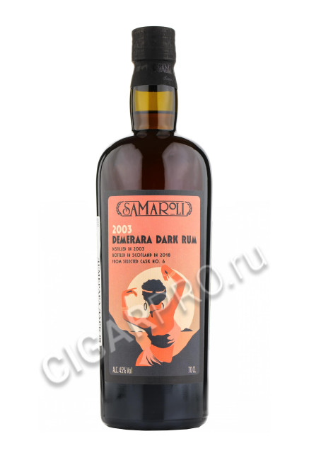 rum samaroli demerara dark 2003 0.7 l