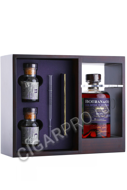 подарочная упаковка ром botran & co gran reserva especia 0.5л