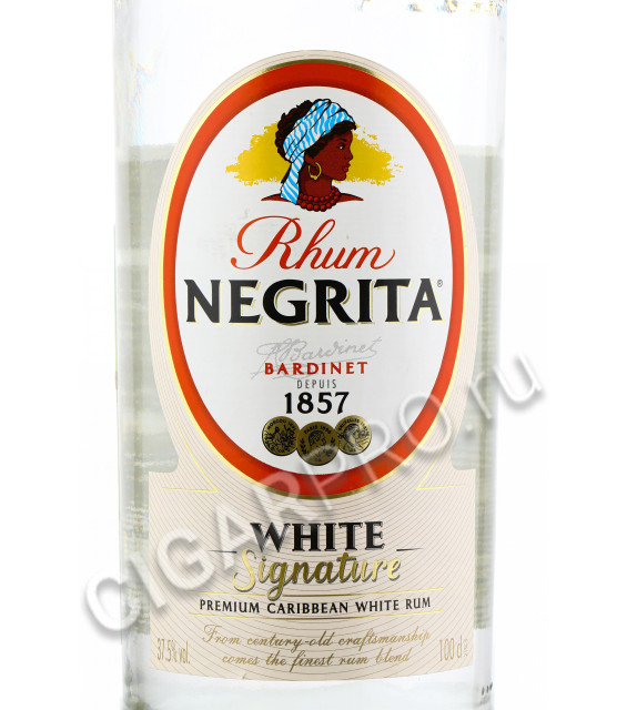 этикетка bardinet negrita white signature