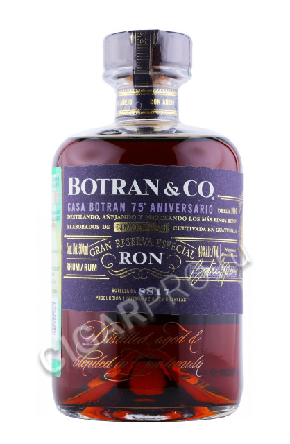 ром botran & co gran reserva especia 0.5л