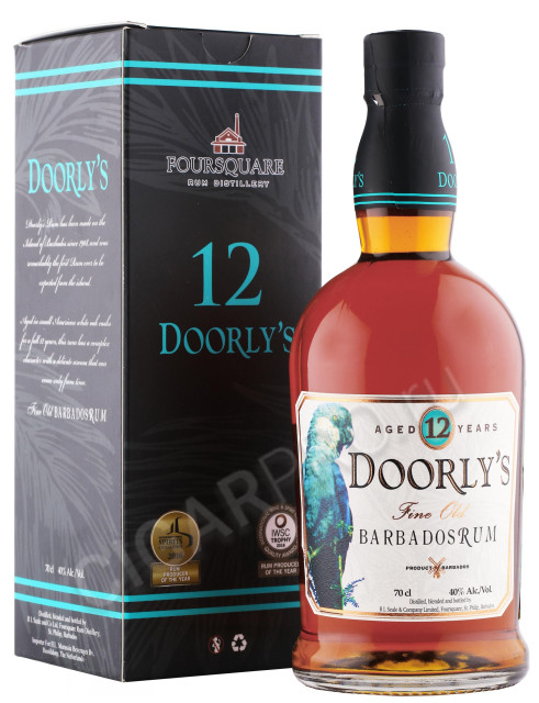 ром doorlys 12 years 0.7л в подарочной упаковке