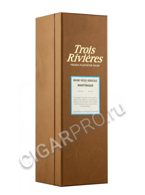 подарочная коробка trois rivieres 12 yo martinique