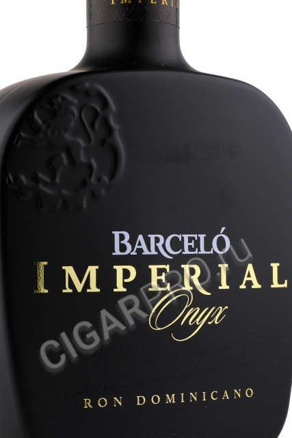 этикетка ron barcelo imperial onyx 0.7л
