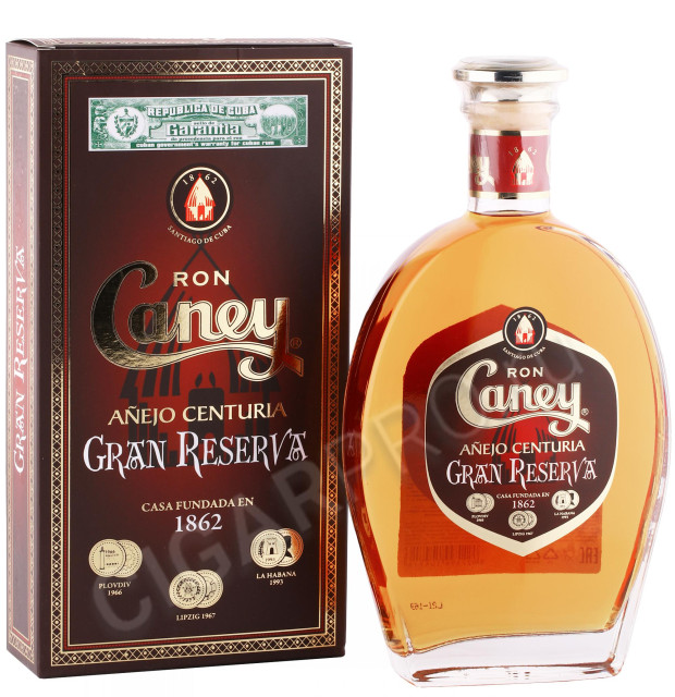 ром caney anejo centuria gran reserva 10 years 0.7л в подарочной упаковке