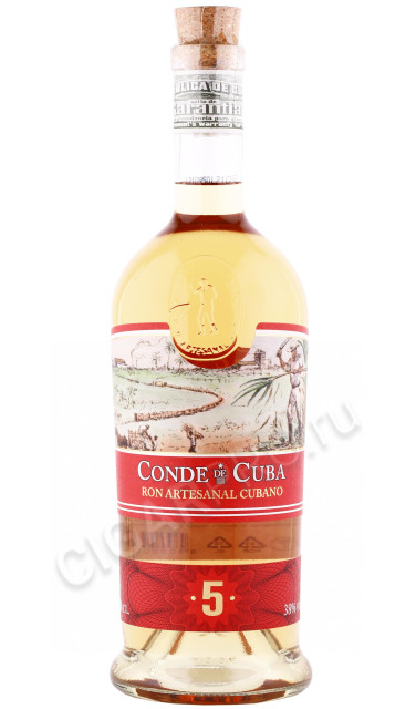 ром conde de cuba 5 anos 0.7л