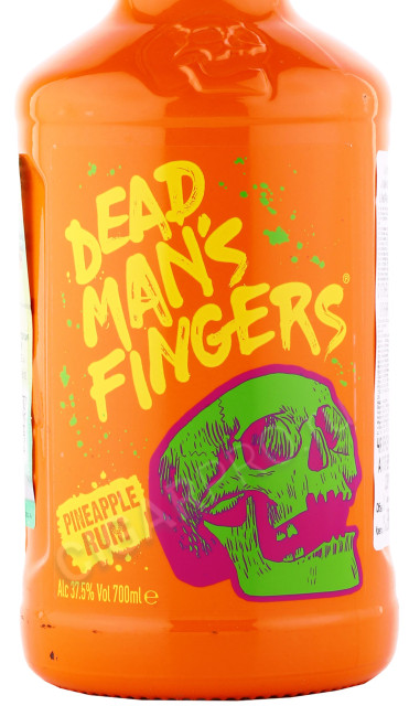 этикетка ром dead mans fingers pineapple 0.7л