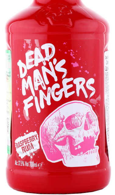 этикетка ром dead mans fingers raspberry rum 0.7л