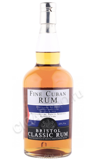 ром fine cuban rum bristol classic 0.7л