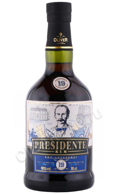 ром presidente marti oliver 19 years 0.7л