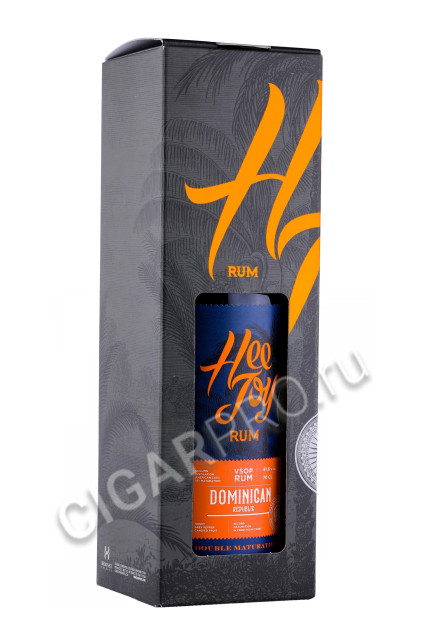 подарочная упаковка ром hee joy vsop dominican republic old rum 0.7л