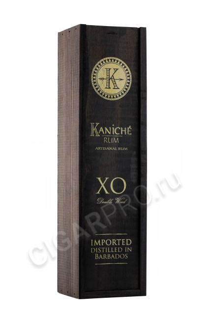 подарочная упаковка ром kaniche xo artisanal rum 0.7л