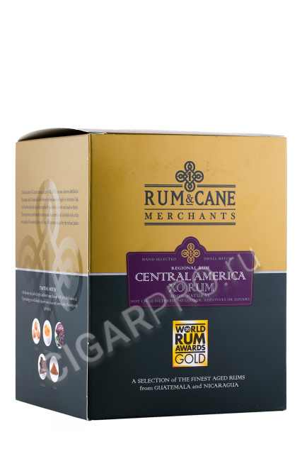 подарочная упаковка ром rum cane merchants central america xo 0.7л