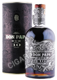 ром don papa 10 years 0.7л в подарочной тубе