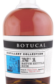 этикетка ром botucal №1 batch kettle distillery collection 0.7л