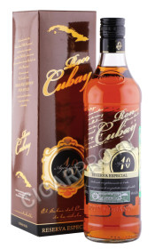 ром cubaron cubay reserva especial 10 years old 0.7л в подарочной упаковке