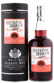 ром bristol black spiced 0.7л в подарочной тубе