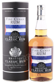 ром fine cuban rum bristol classic 0.7л в подарочной тубе