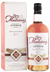 ром malecon reserva superior 12 anos 0.7л в подарочной упаковке