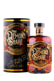 ром the demons share 12 years old 0.7л в подарочной упаковке