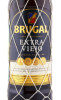 этикетка ром brugal extra viejo 0.7л