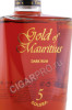 этикетка ром gold of mauritius dark rum 5 jahre solera 0.7л