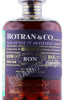 этикетка ром botran & co gran reserva especia 0.5л