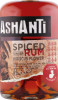этикетка ром ashanti spiced rum 0.7л