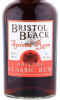 этикетка ром bristol black spiced 0.7л