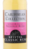 этикетка ром bristol caribbean collection 0.7л