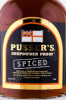 этикетка ром pussers gunpowder proof spiced 0.7л