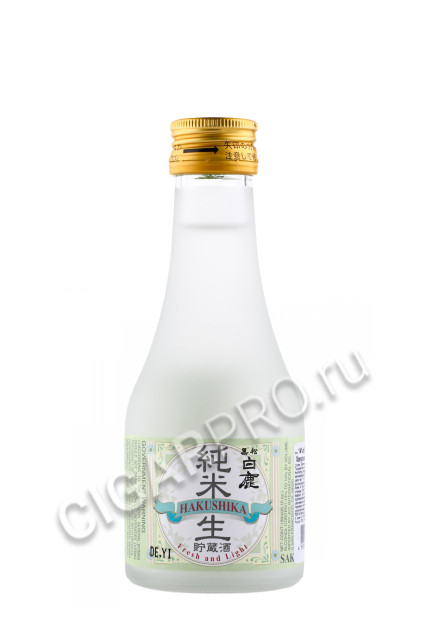 hakushika fresh & light junmai namachozo купить саке хакусика фреш энд лайт дзюнмай намачодзо 0.18л цена