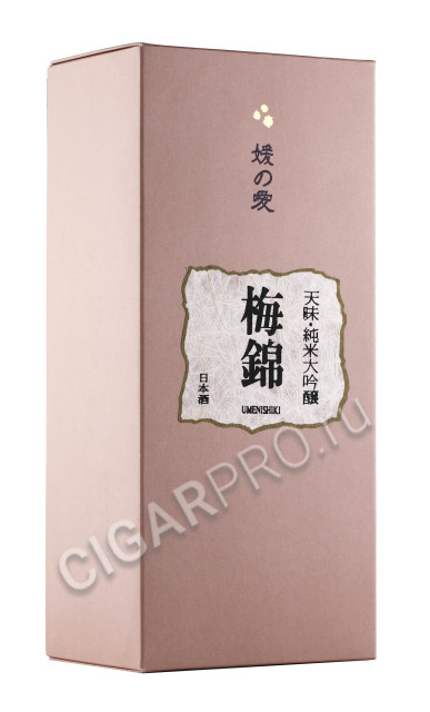 подарочная упаковка саке umenishiki hime no ai tenmi 0.75л